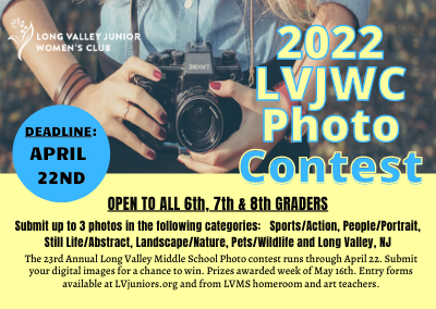 2022 LVJWC Middle School Photo Contest Announced
