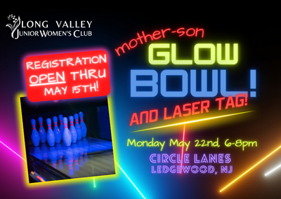 Sign Up Today for Our 2023 Mother-Son Glow Bowl & Laser Tag Night!