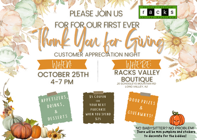 Join Us for Our Racks Customer Appreciation Event!